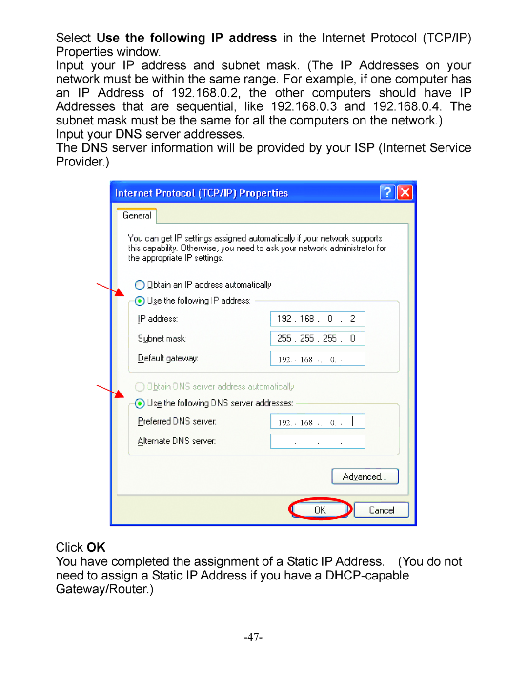 D-Link DI-604 manual 192 