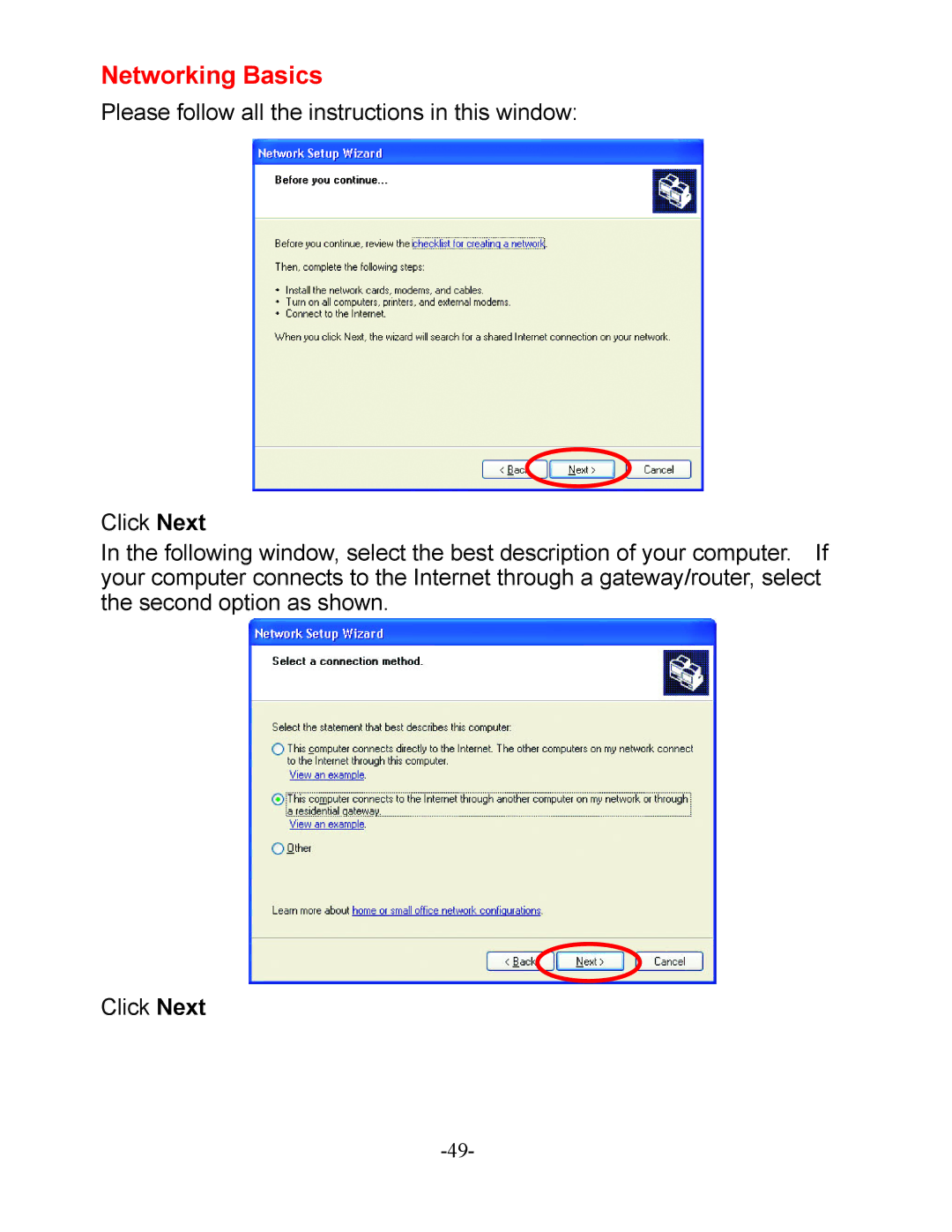 D-Link DI-604 manual Networking Basics 