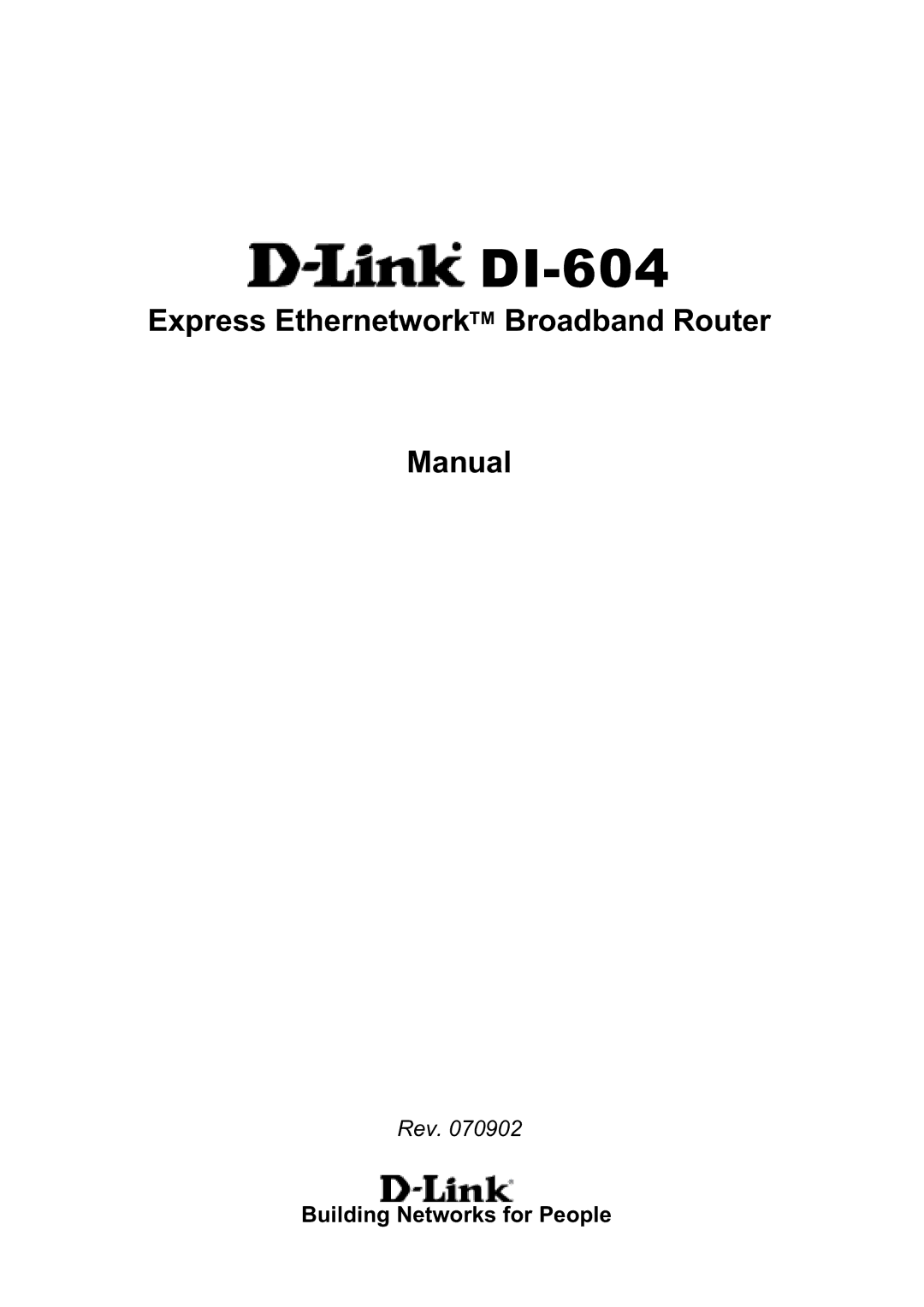 D-Link DI-604 manual 