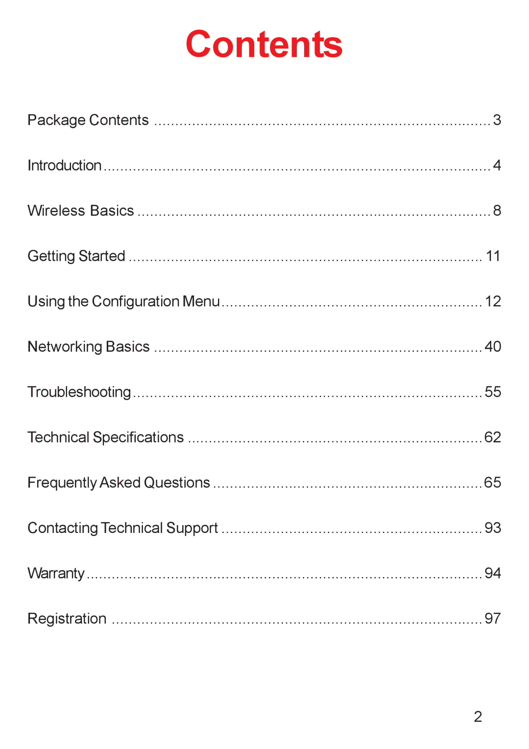 D-Link DI-624 manual Contents 