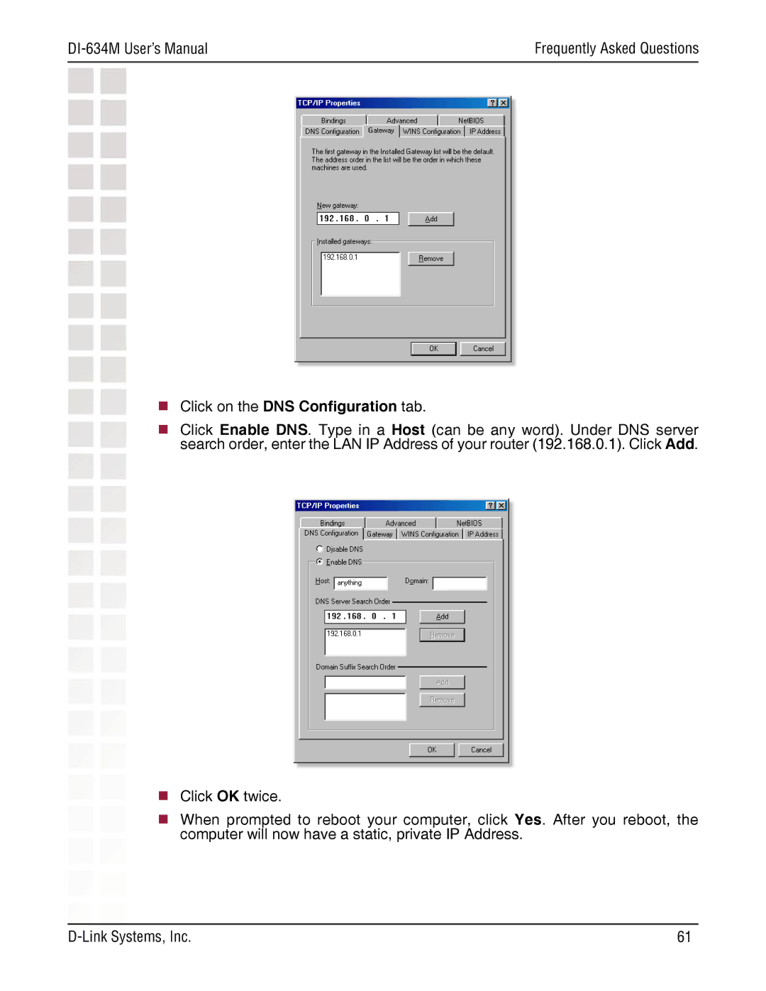 D-Link manual DI-634M User’s Manual 