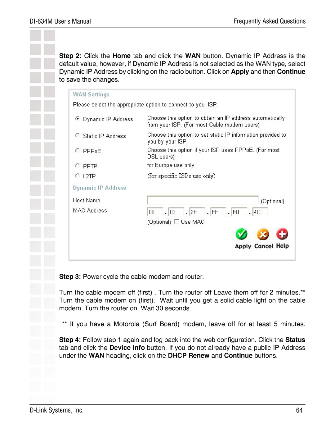 D-Link manual DI-634M User’s Manual 