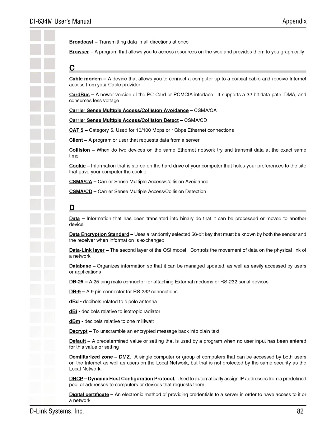 D-Link manual DI-634M User’s Manual 