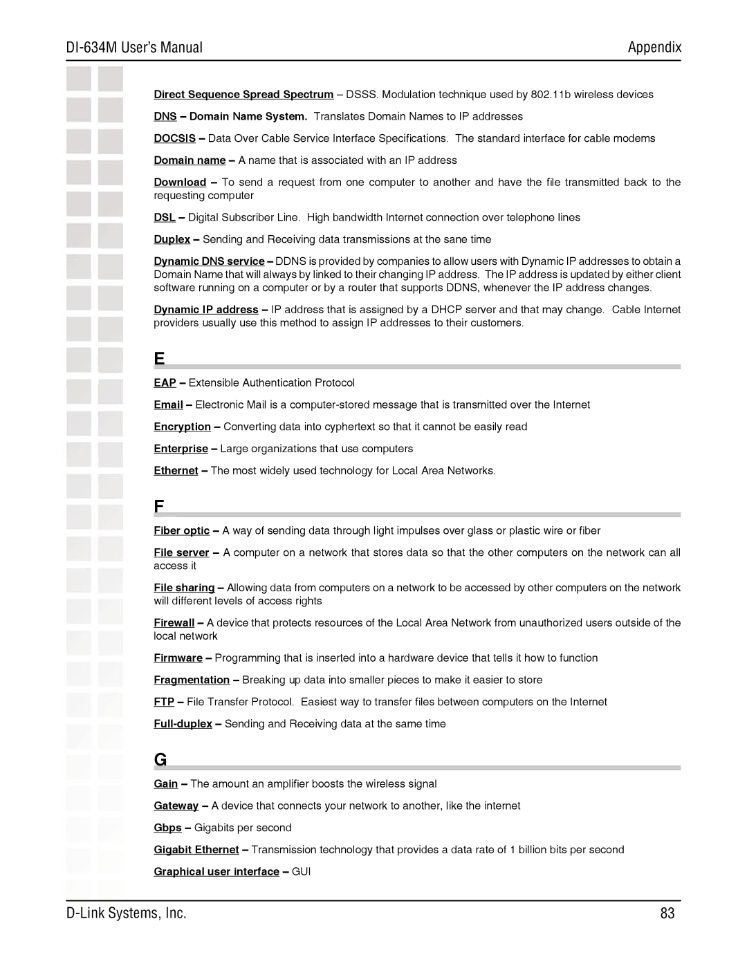 D-Link manual DI-634M User’s Manual 