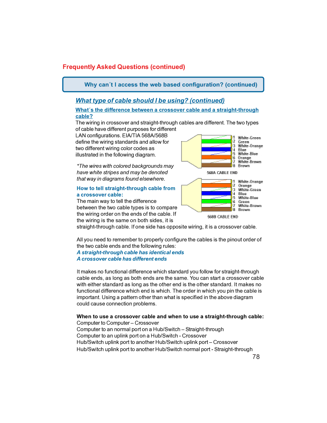 D-Link DI-704UP manual Frequently Asked Questions 