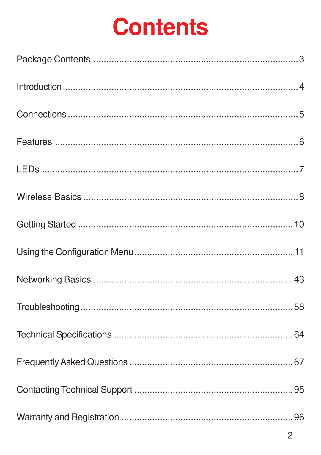 D-Link DI-774 manual Contents 