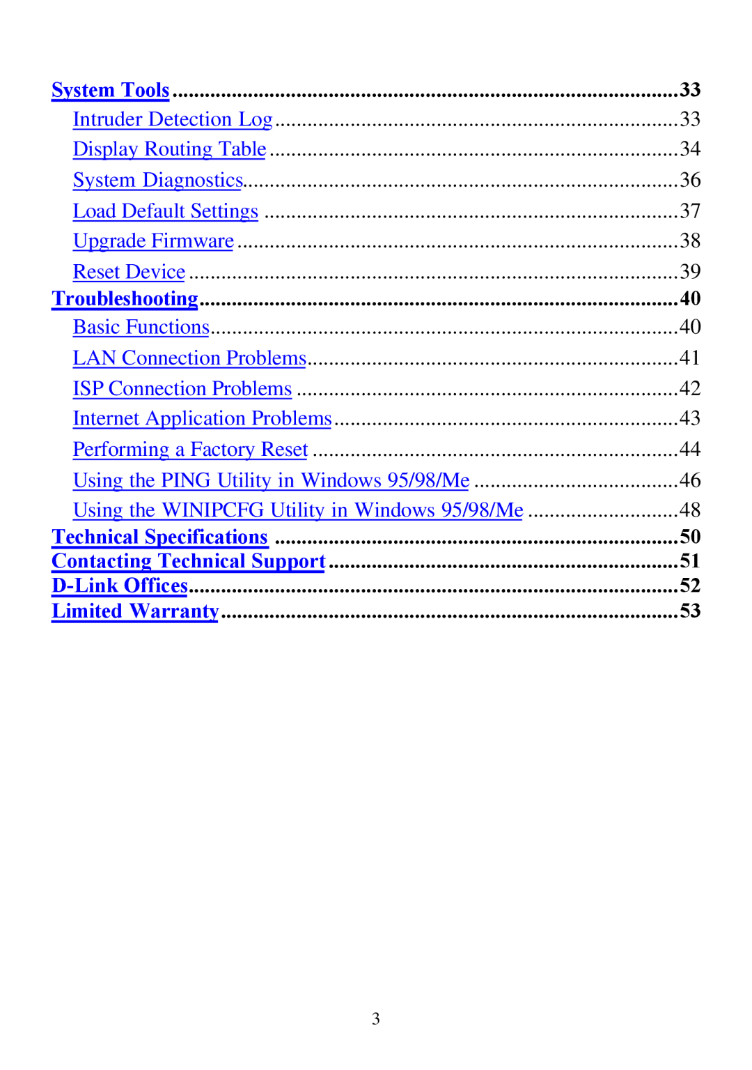 D-Link DI-804 user manual Troubleshooting 