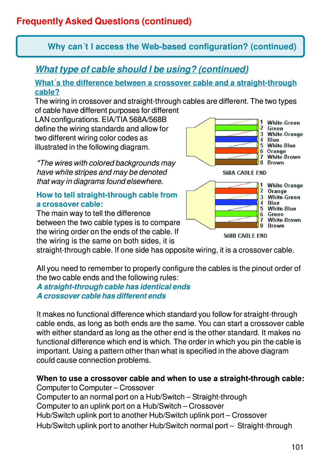 D-Link DI-824VUP manual Frequently Asked Questions 