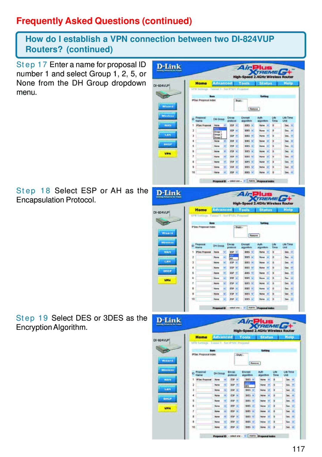 D-Link DI-824VUP manual Frequently Asked Questions 