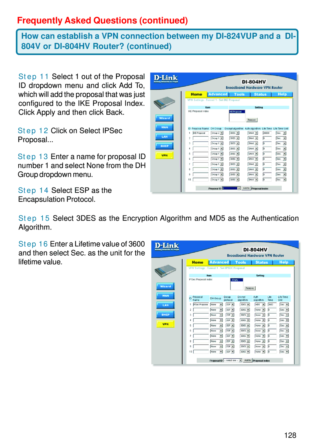 D-Link DI-824VUP manual Frequently Asked Questions 