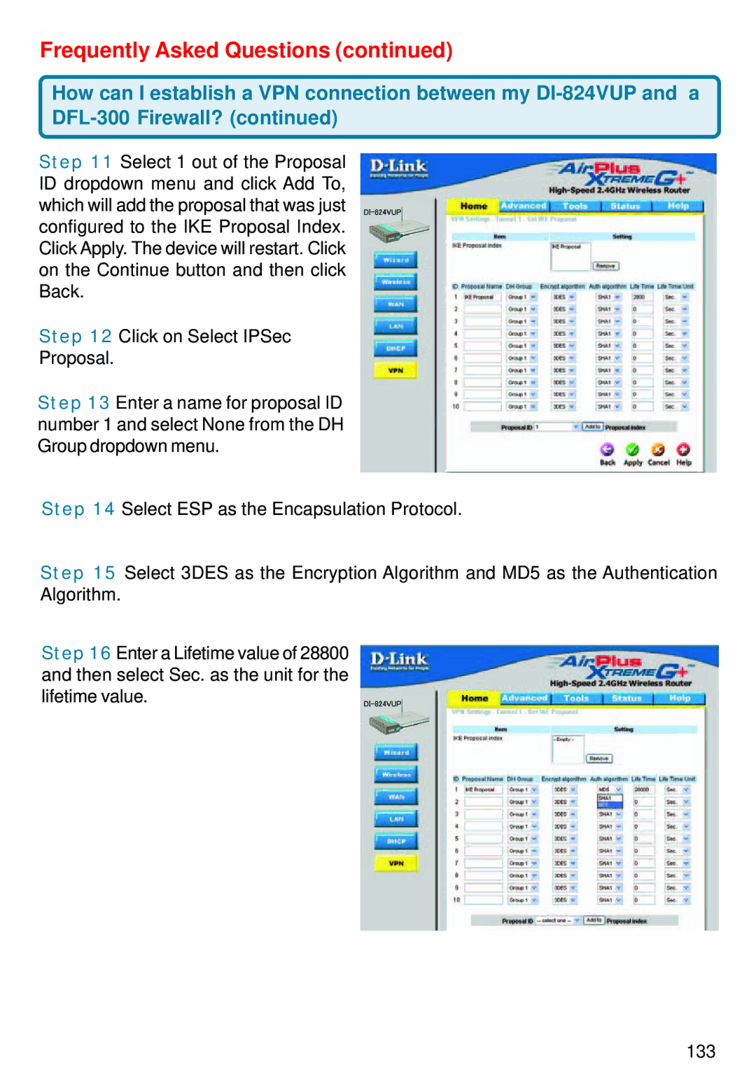 D-Link DI-824VUP manual Frequently Asked Questions 