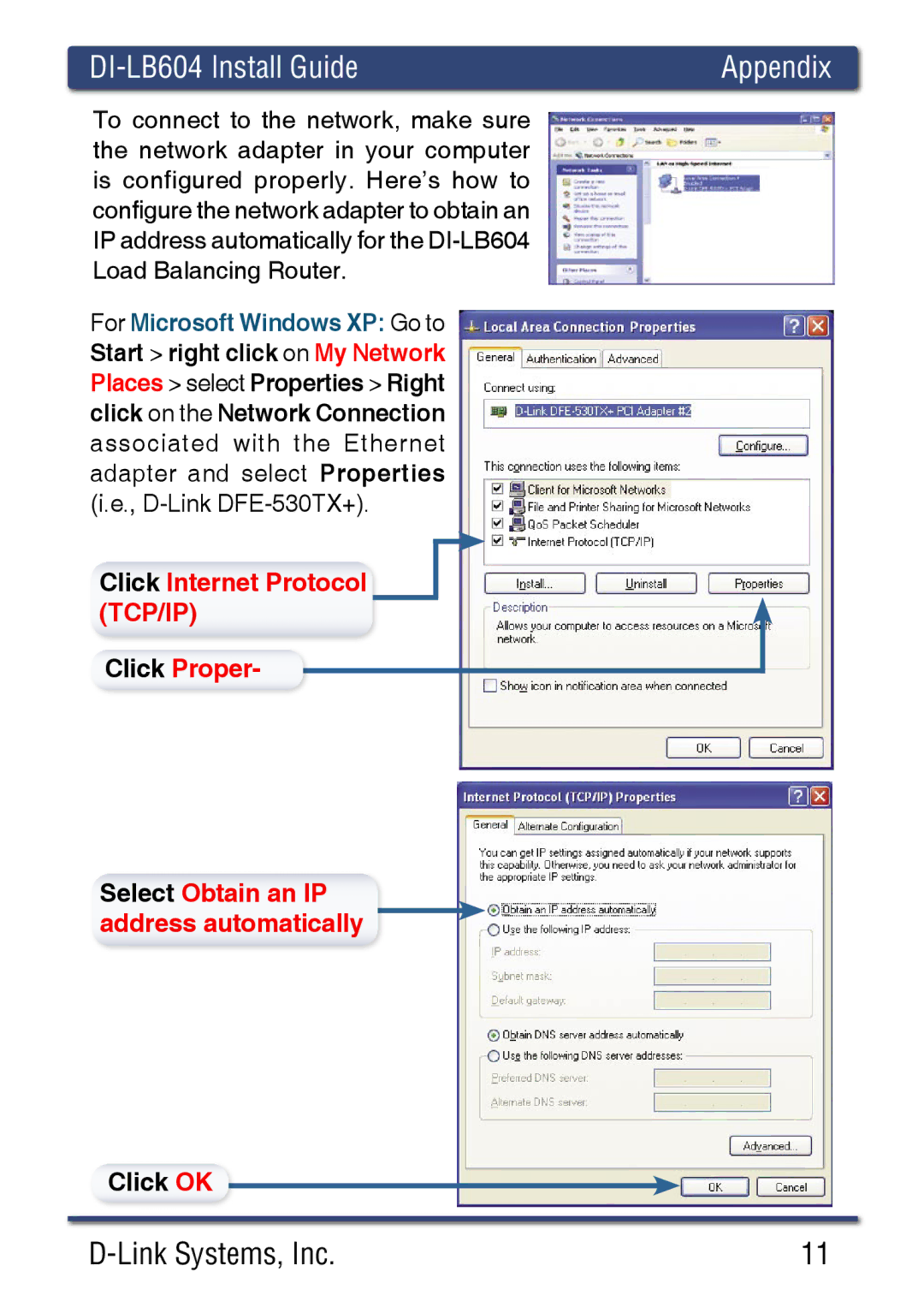 D-Link DI-LB60 manual Appendix 