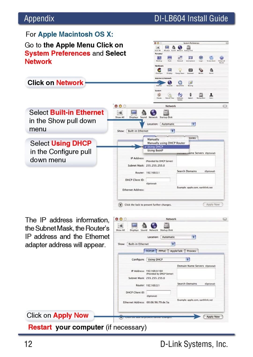 D-Link DI-LB60 manual Appendix 