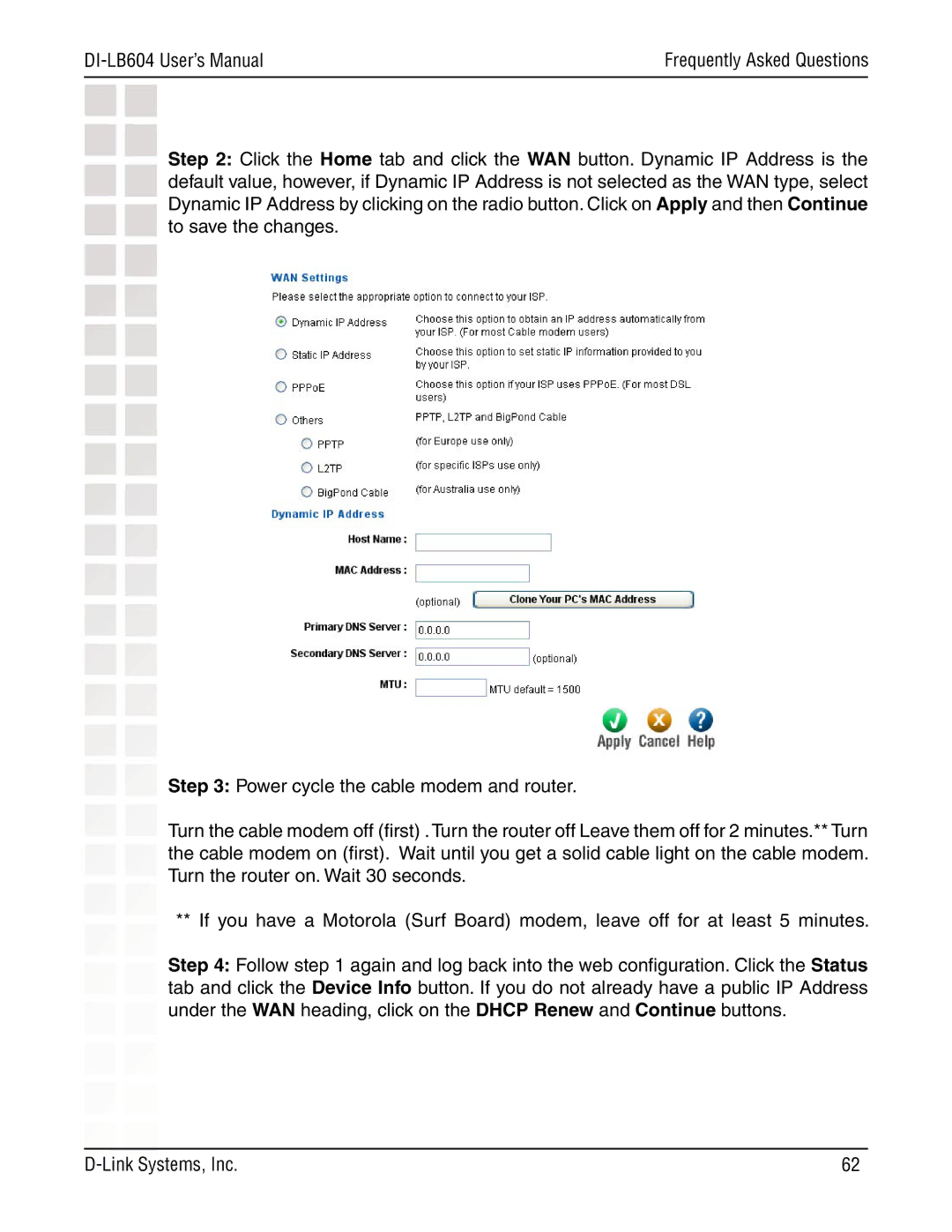 D-Link manual DI-LB604 User’s Manual 