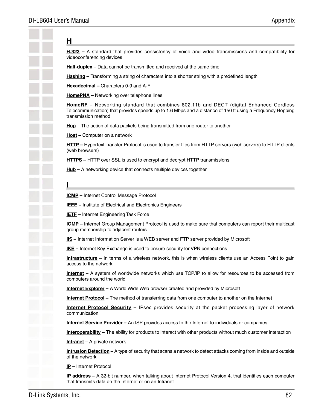 D-Link manual DI-LB604 User’s Manual 