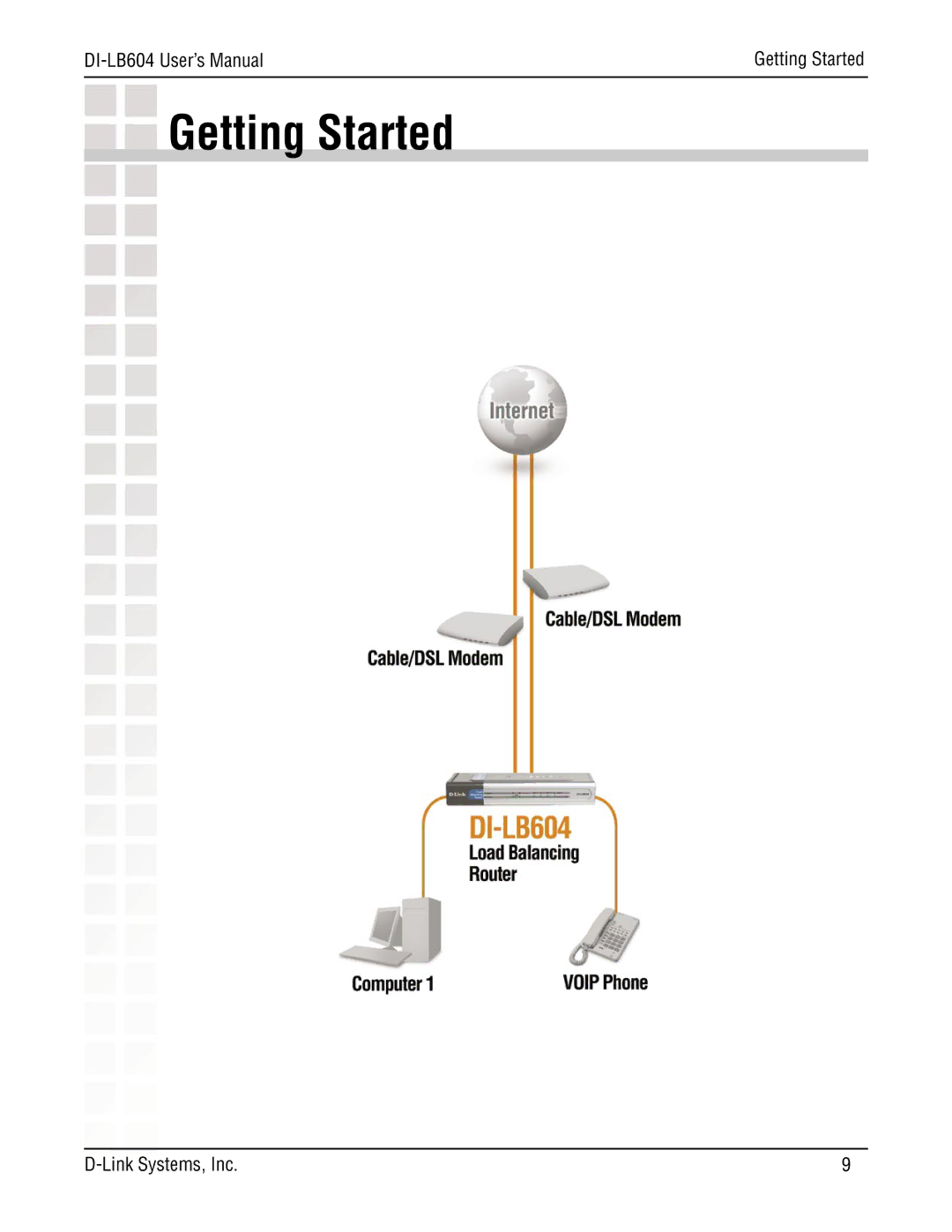 D-Link DI-LB604 manual Getting Started 