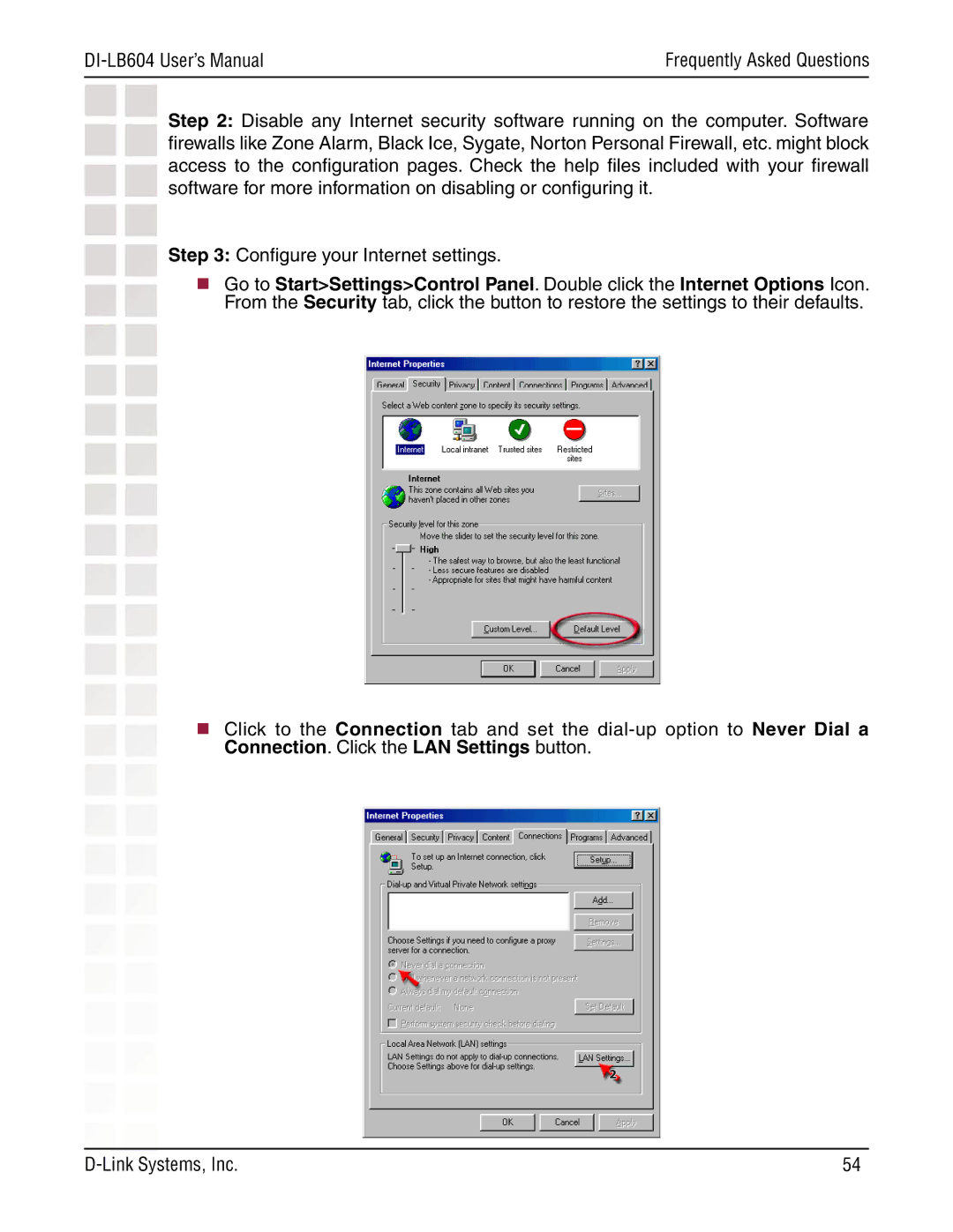 D-Link manual DI-LB604 User’s Manual 