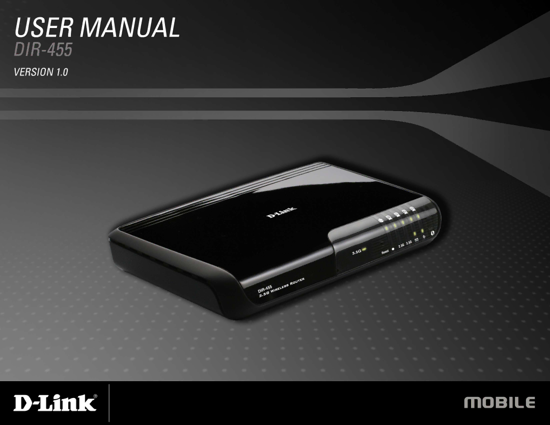 D-Link DIR-455 manual 