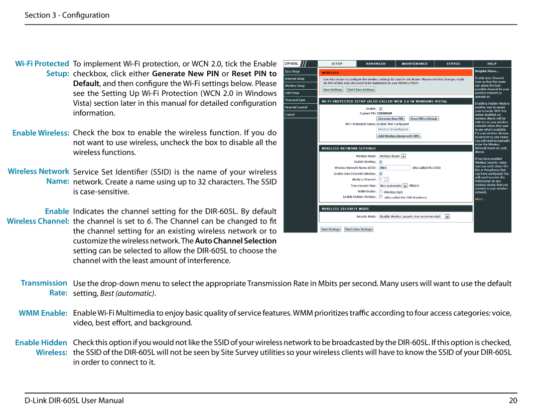 D-Link DIR-605L user manual Order to connect to it 