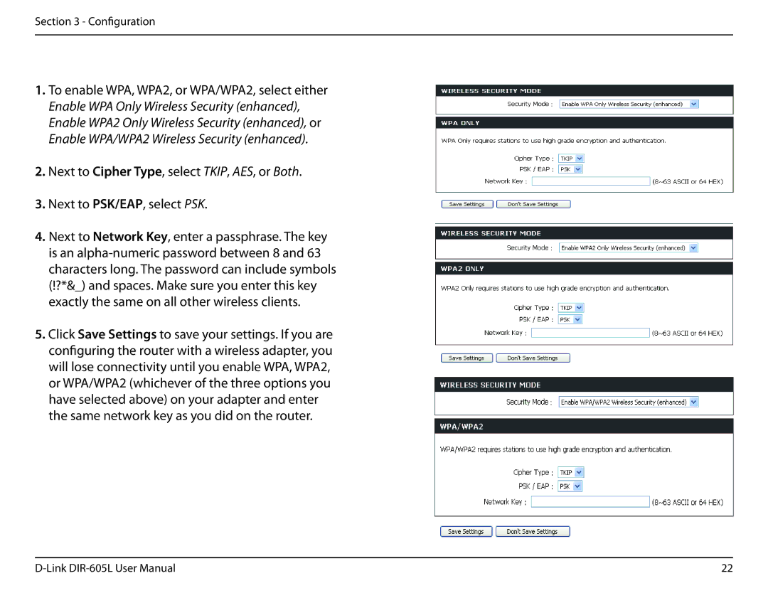 D-Link DIR-605L user manual 