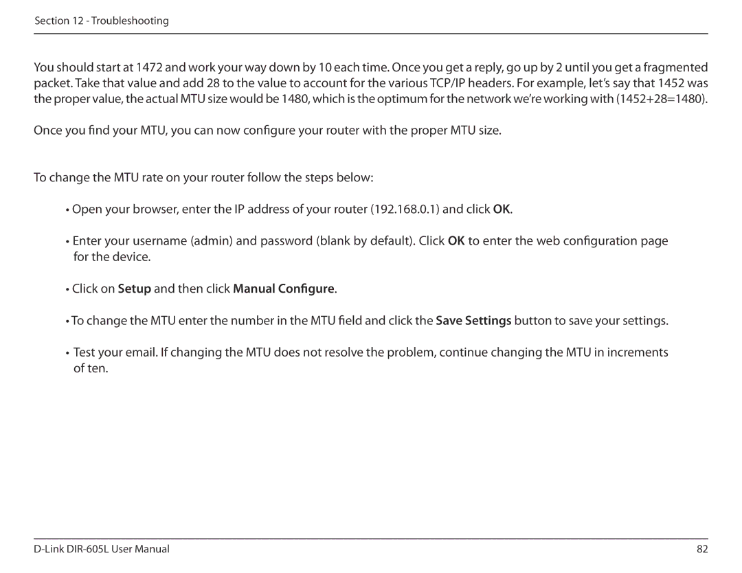 D-Link DIR-605L user manual Troubleshooting 