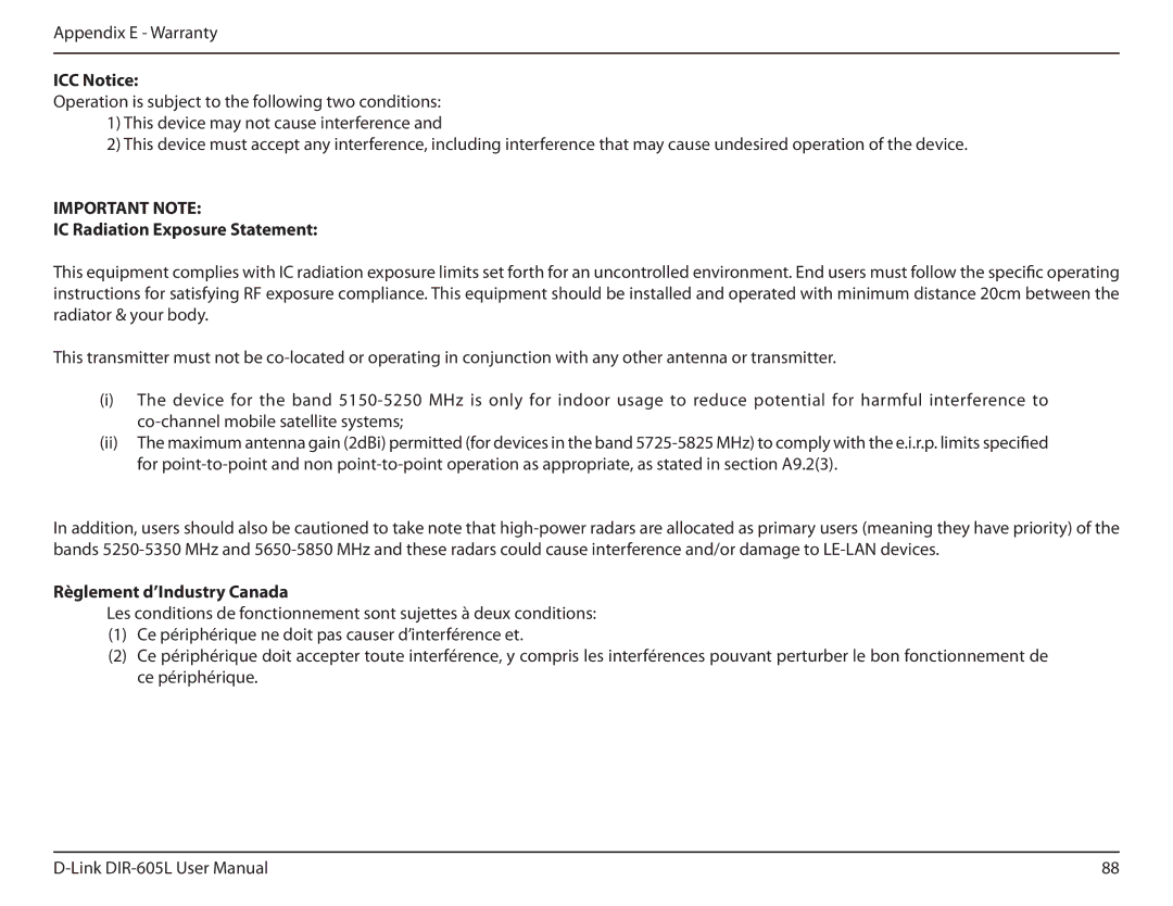 D-Link DIR-605L manual Important Note 