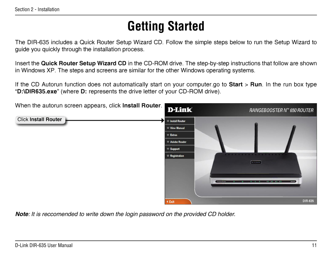 D-Link DIR-635 manual Getting Started 