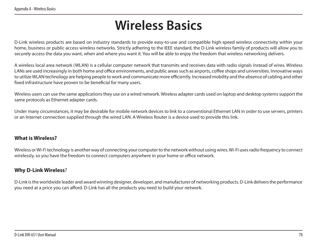 D-Link DIR-651 manual Wireless Basics, What is Wireless?, Why D-Link Wireless? 