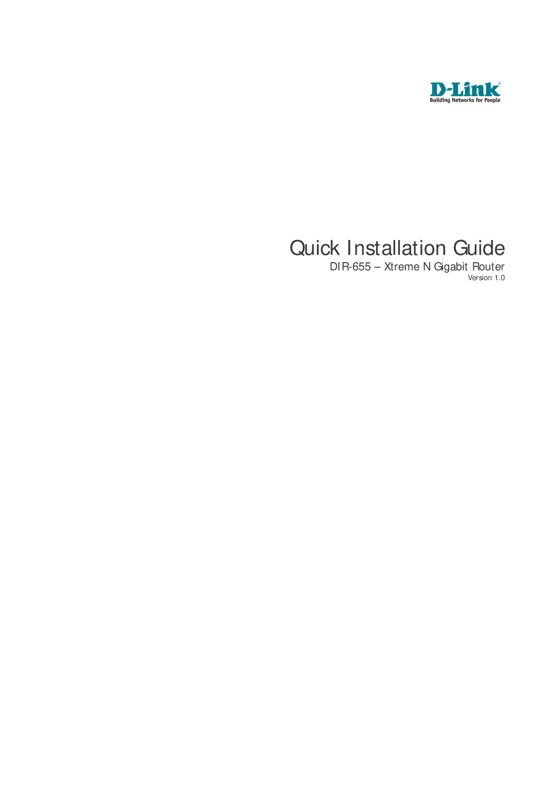 D-Link DIR-655 manual Quick Installation Guide 