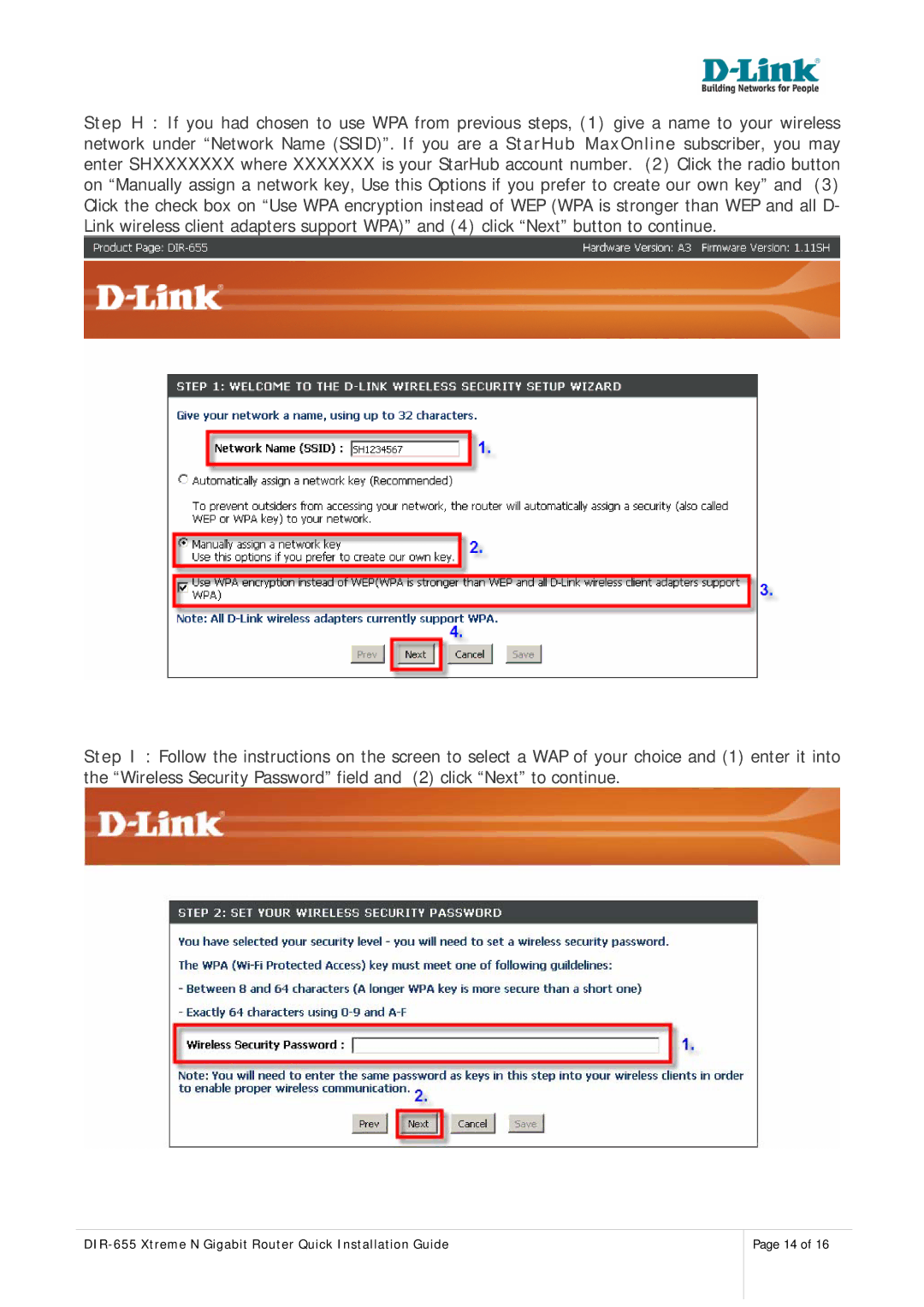 D-Link manual DIR-655 Xtreme N Gigabit Router Quick Installation Guide 