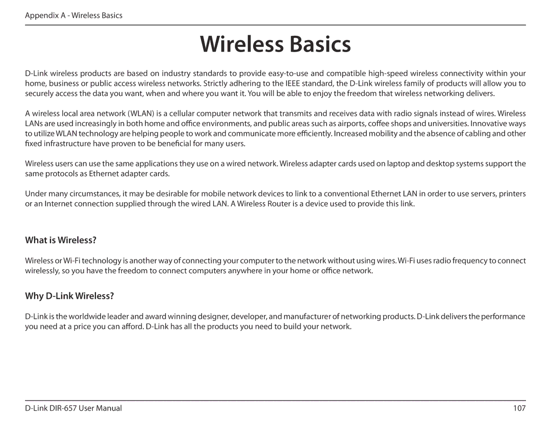 D-Link DIR-657 manual Wireless Basics, What is Wireless? 