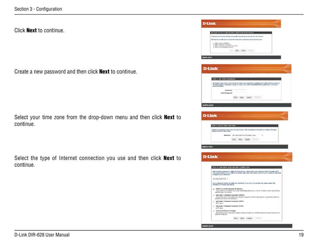 D-Link DIR-68 manual Configuration 