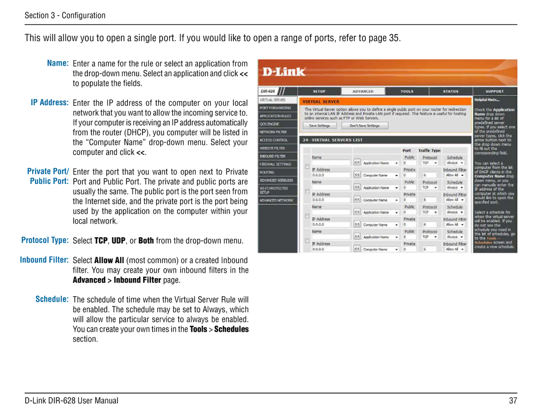 D-Link DIR-68 manual Configuration 