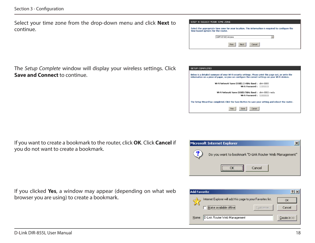 D-Link DIR855L manual Configuration 