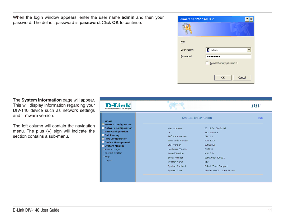 D-Link DIV-140 manual 