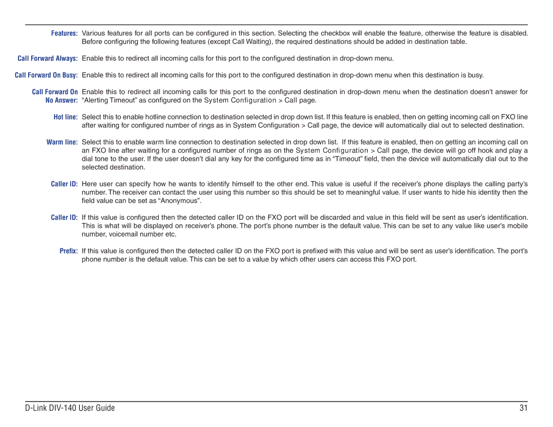 D-Link manual Link DIV-140 User Guide 