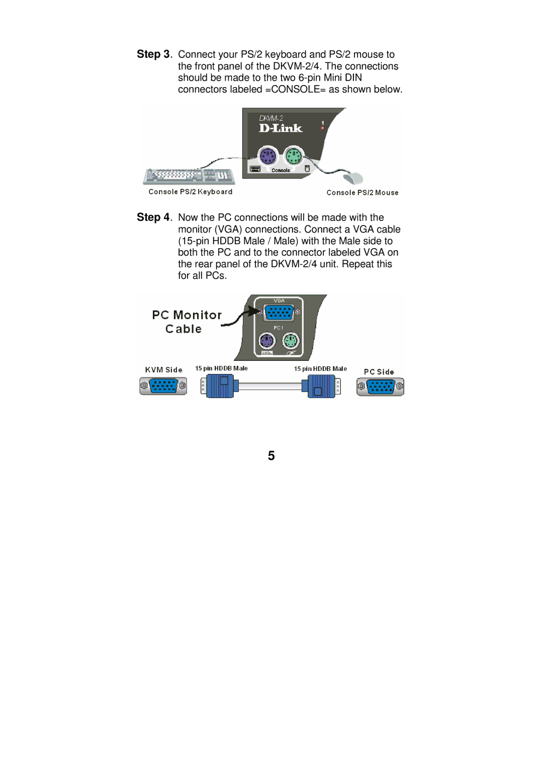 D-Link DKVM-2/4 user manual 