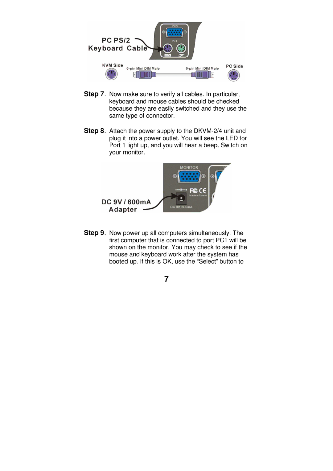 D-Link DKVM-2/4 user manual 