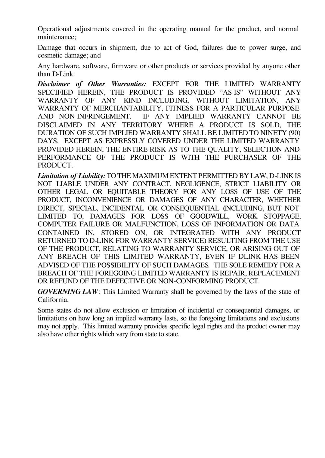 D-Link DMP-110 user manual 