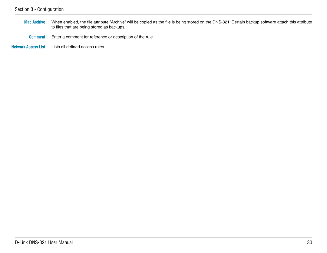 D-Link DNS-321 manual Configuration 