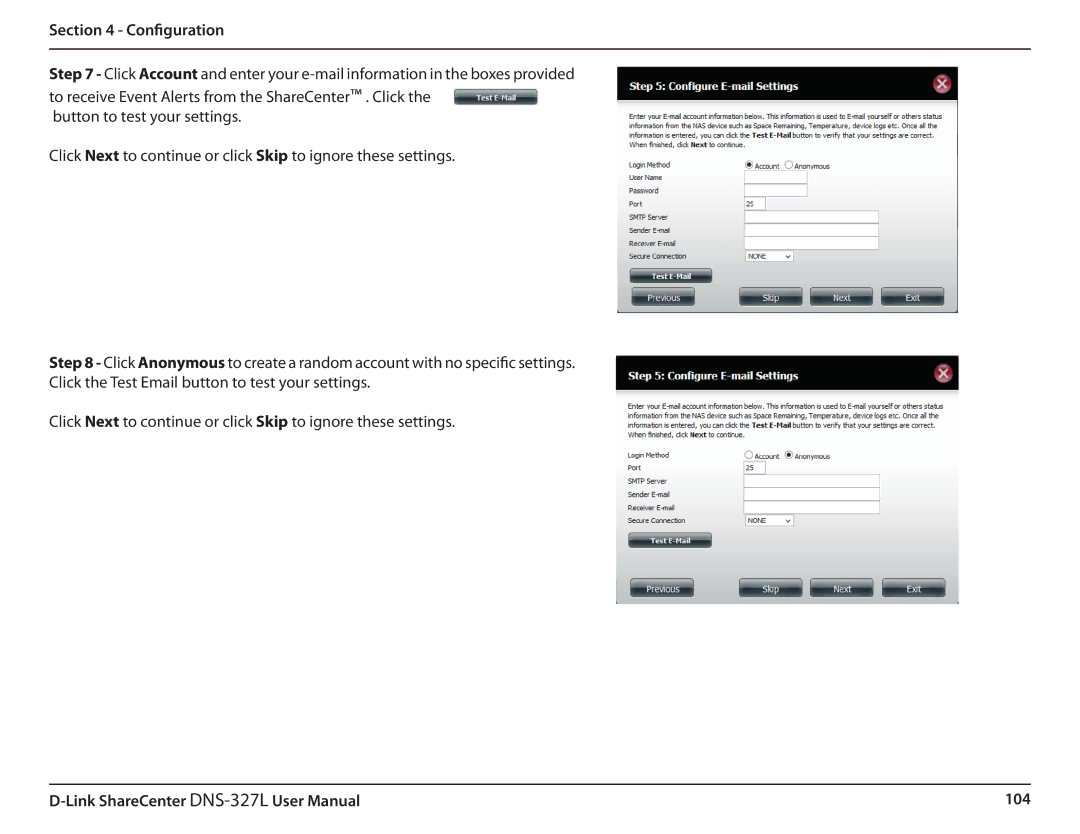 D-Link DNS327L user manual 104 