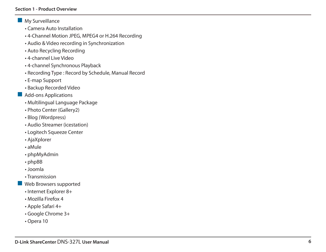 D-Link DNS327L user manual Product Overview 