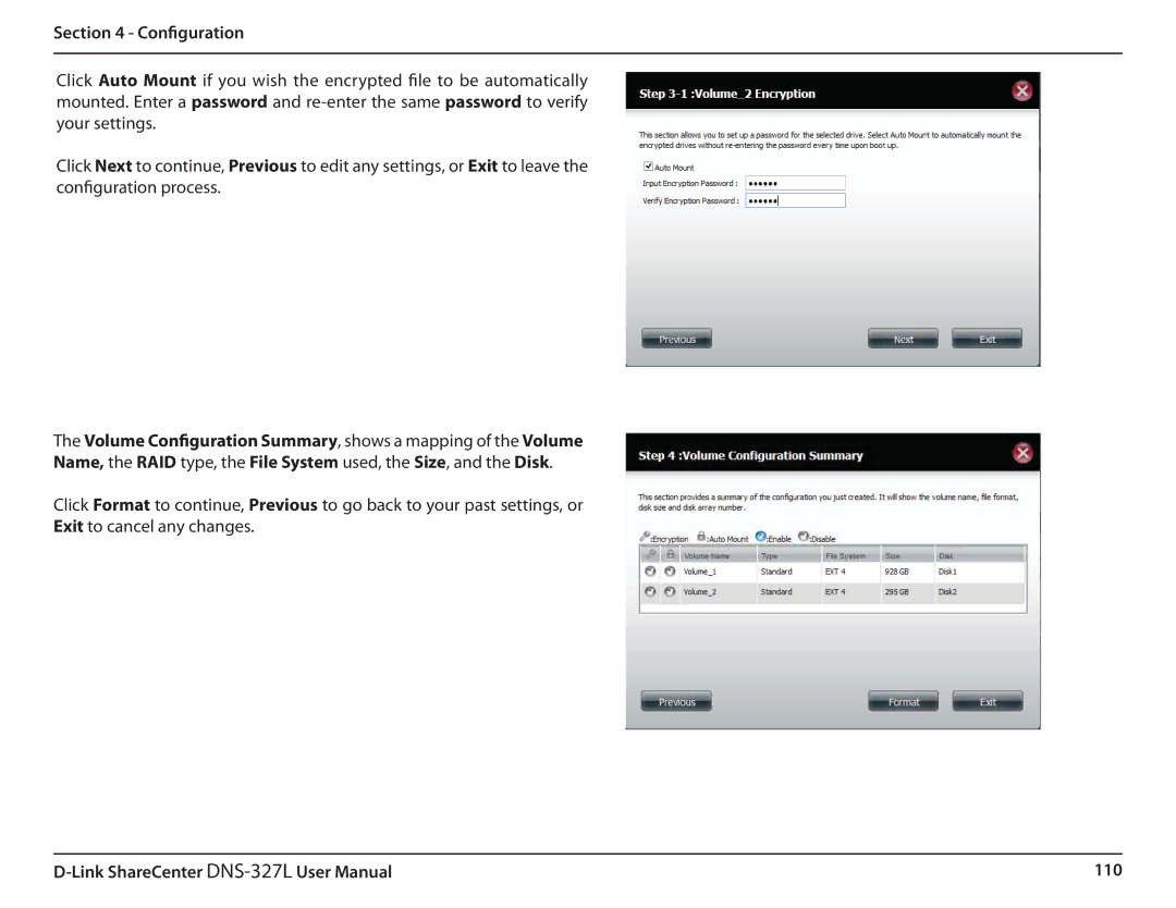 D-Link DNS327L user manual 110 