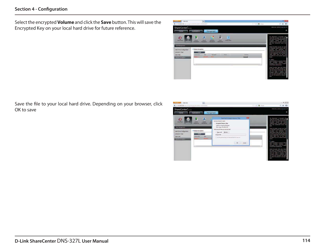 D-Link DNS327L user manual 114 