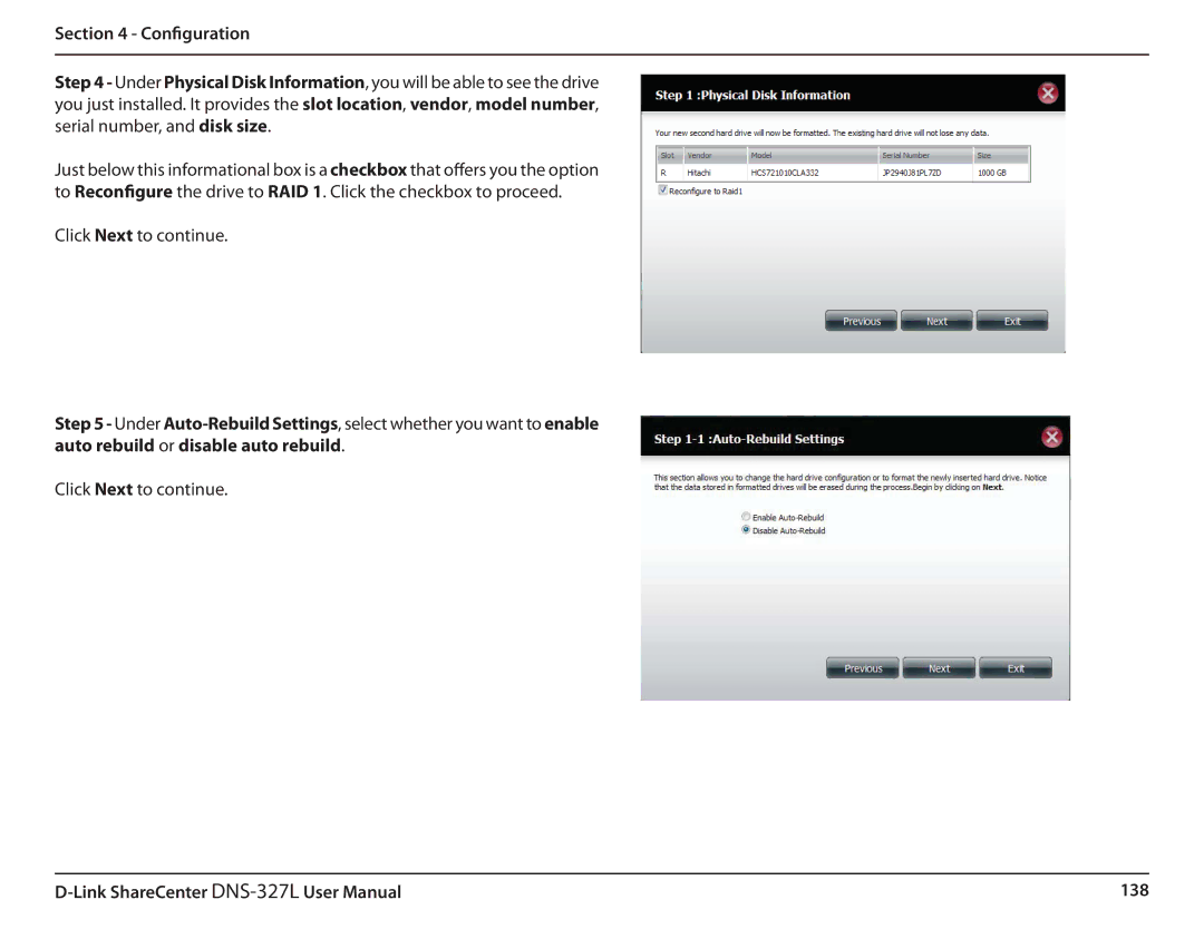 D-Link DNS327L user manual 138 