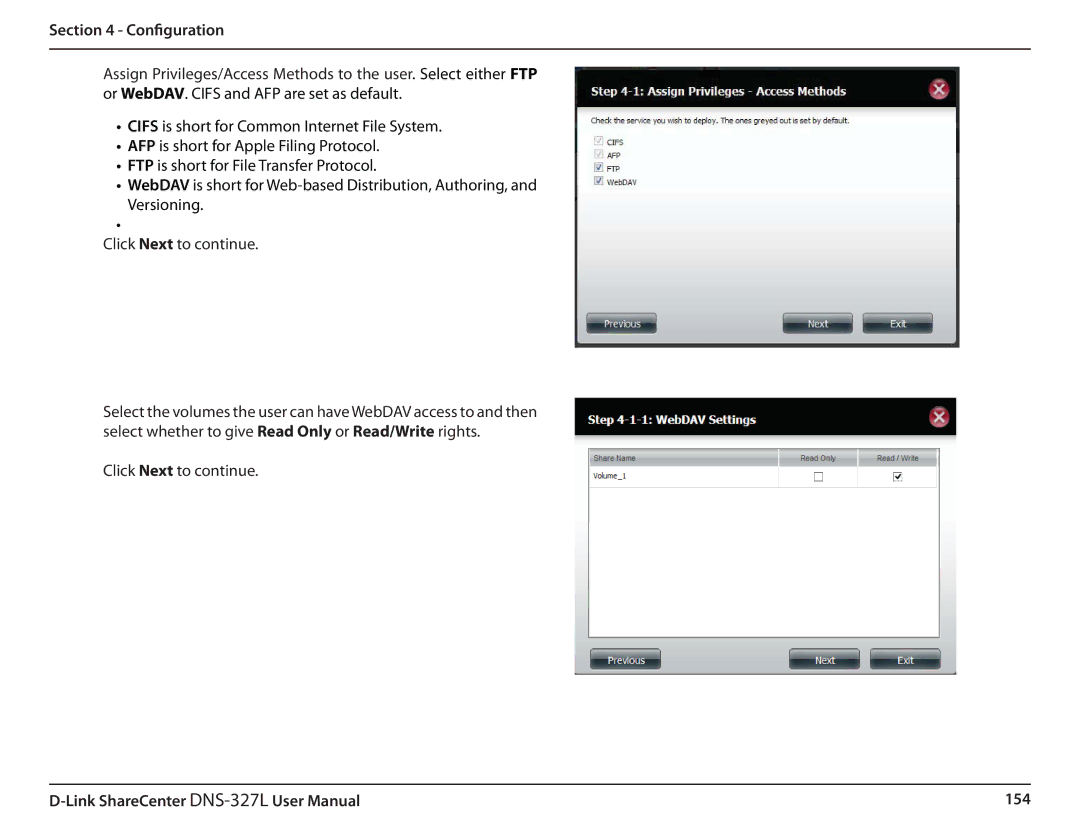 D-Link DNS327L user manual 154 