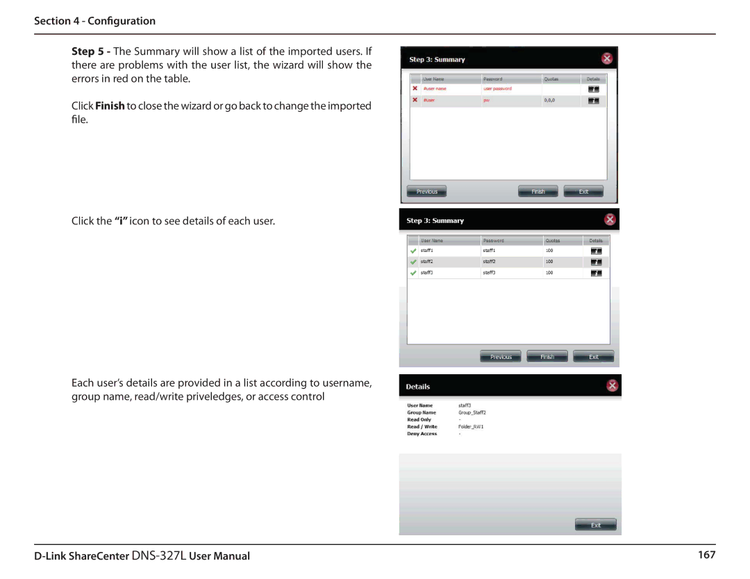 D-Link DNS327L user manual 167 