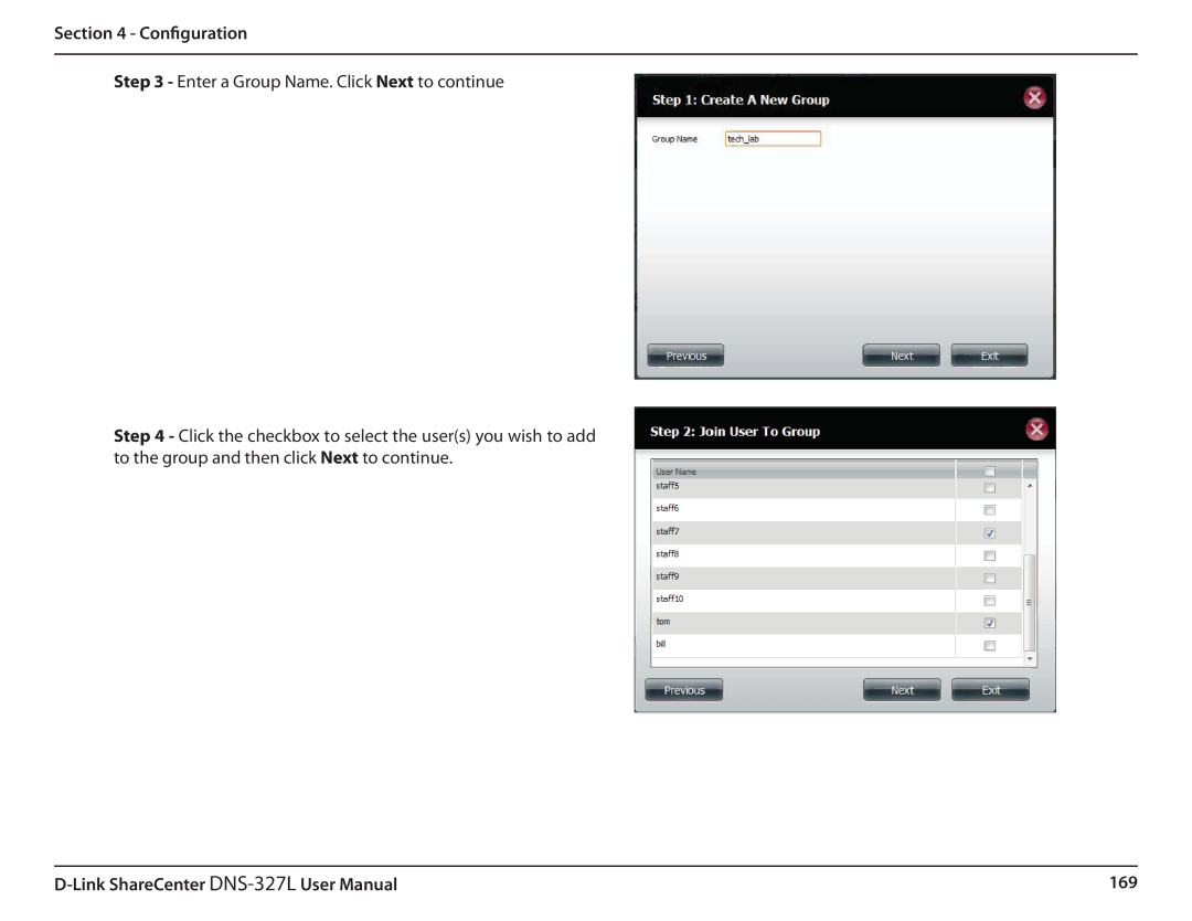 D-Link DNS327L user manual 169 