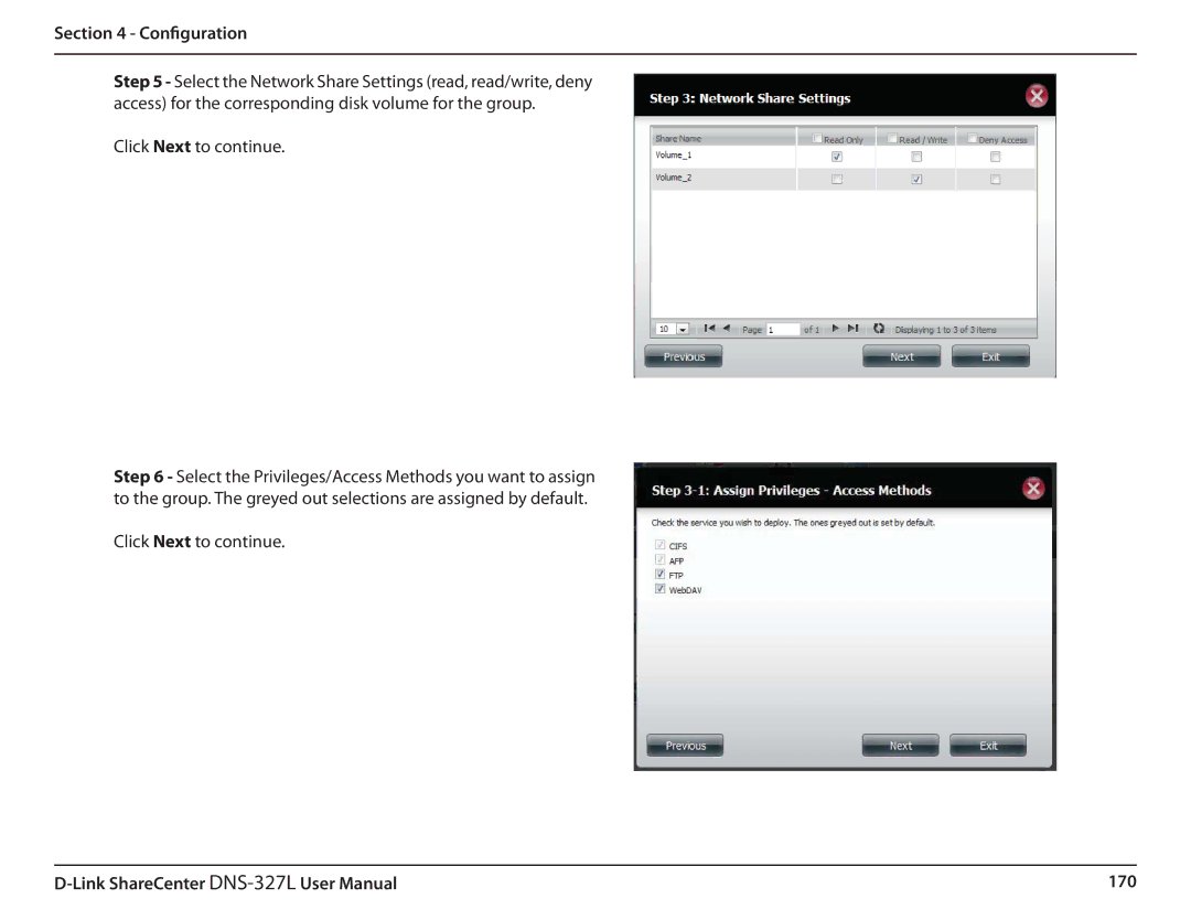 D-Link DNS327L user manual 170 