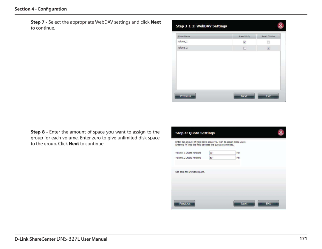 D-Link DNS327L user manual 171 